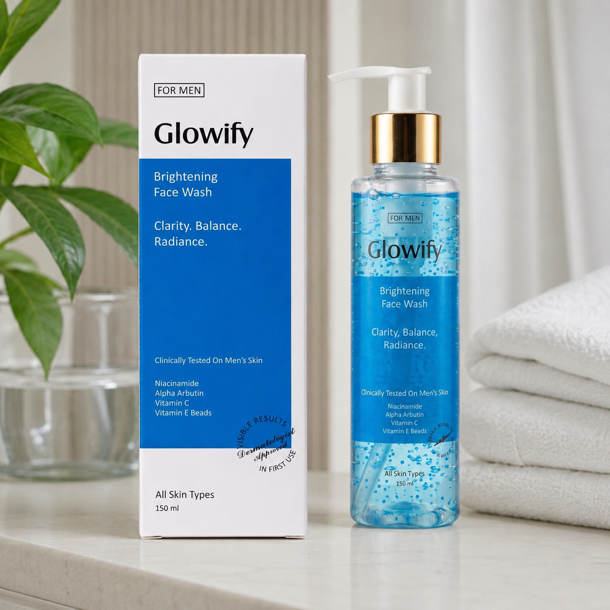 Glowify Brightening Face Wash | For Men