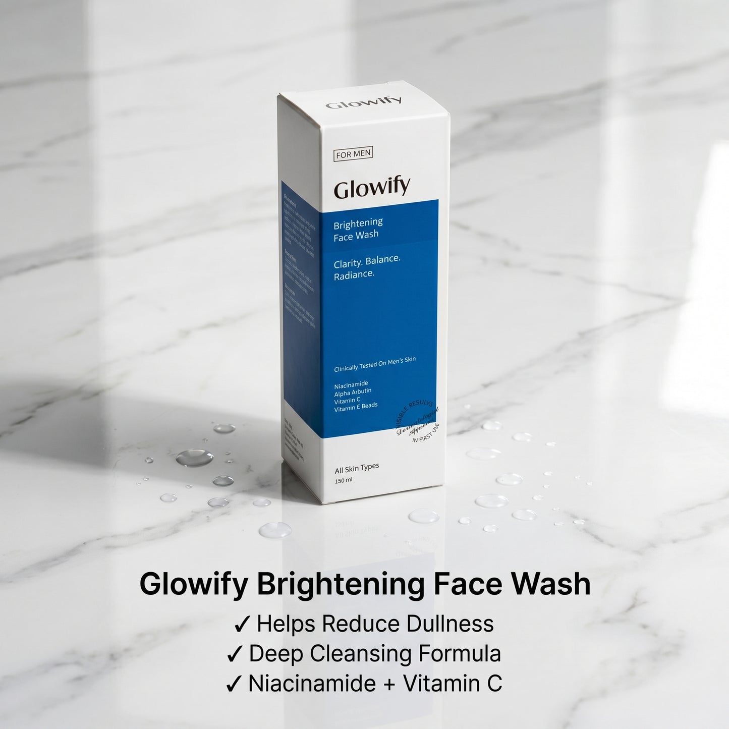 Glowify Brightening Face Wash | For Him