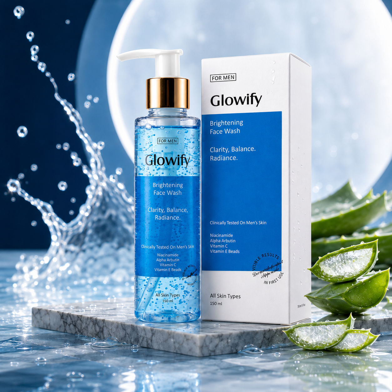 Glowify Brightening Face Wash | For Men